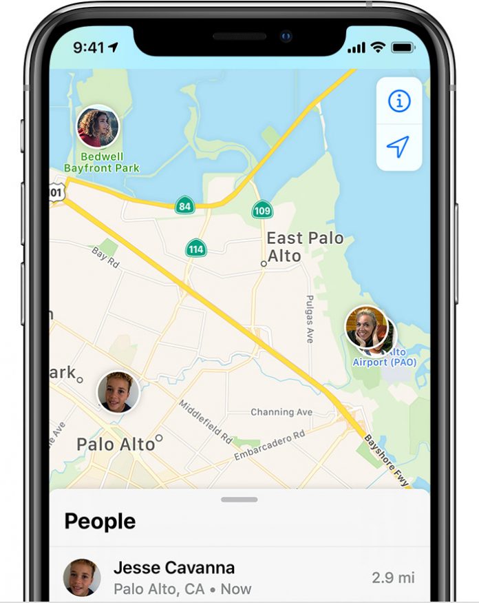 how to share location on iPhone?